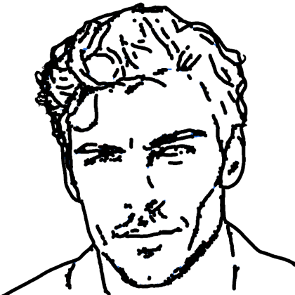 The stencil with those lines thickened